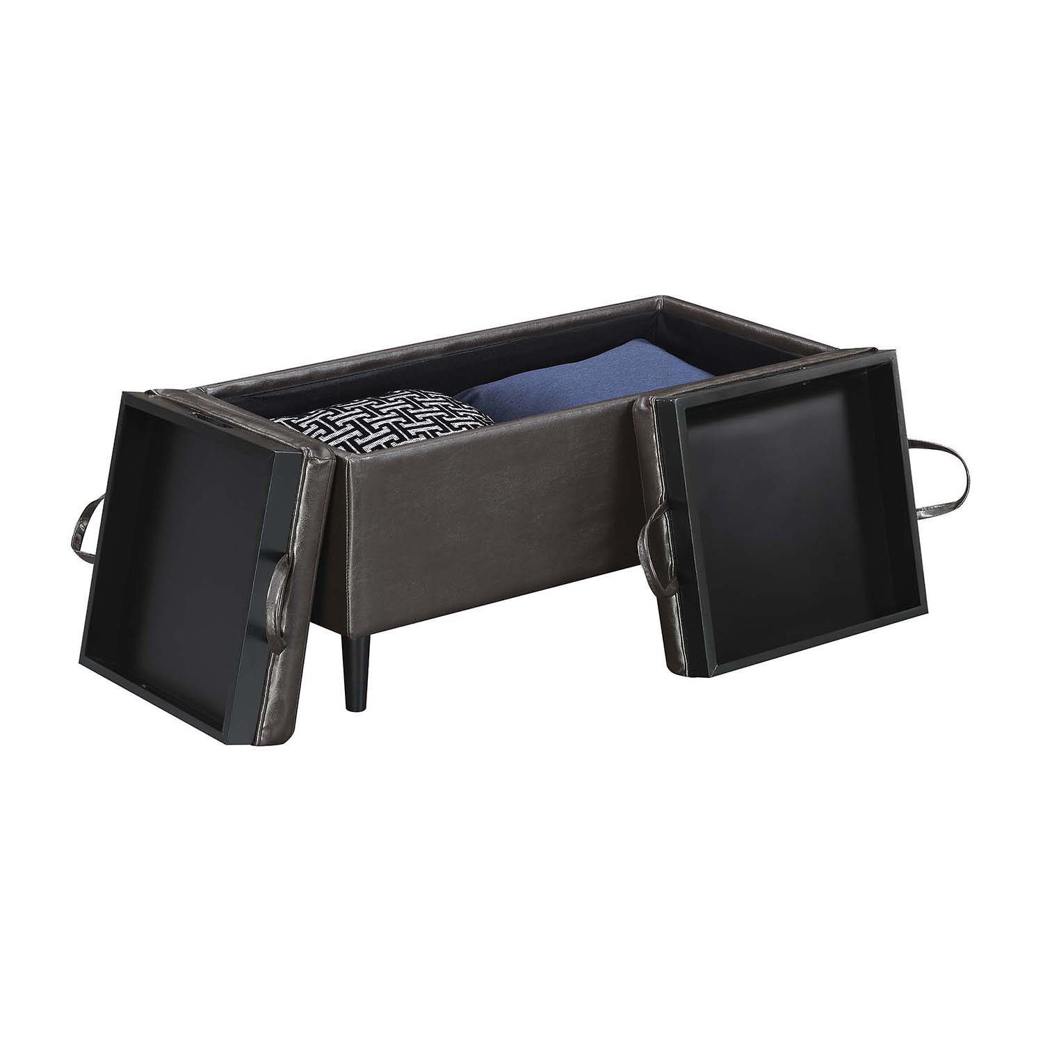 Convenience Concepts Designs4comfort Storage Ottoman