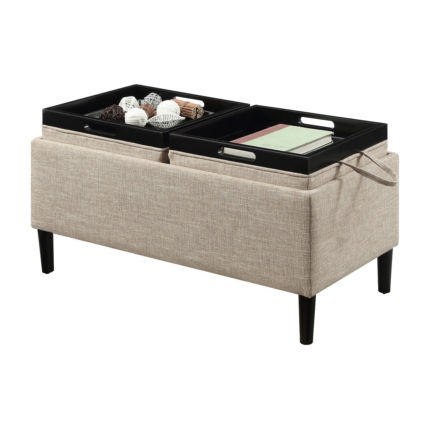 Convenience Concepts Designs4comfort Storage Ottoman
