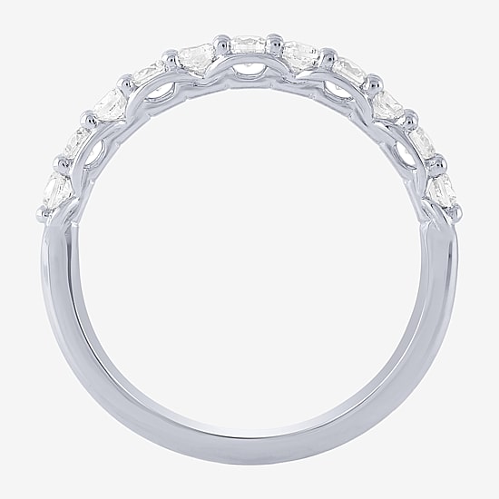 Signature By Modern Bride (H-I / I1) Womens 2 CT. T.W. Lab Grown White Diamond 10K Gold Side Stone Bridal Set