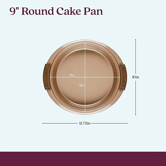 Anolon Advanced Bronze 9" Round Non-Stick Cake Pan