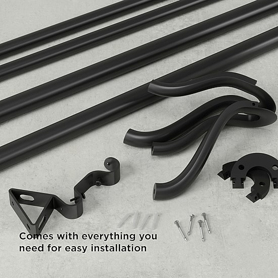 Umbra Midnight Blackout Double Curtain Rod
