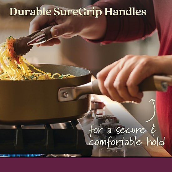 Anolon Advanced Home Hard Anodized 10-qt. Non-Stick Stockpot with Lid