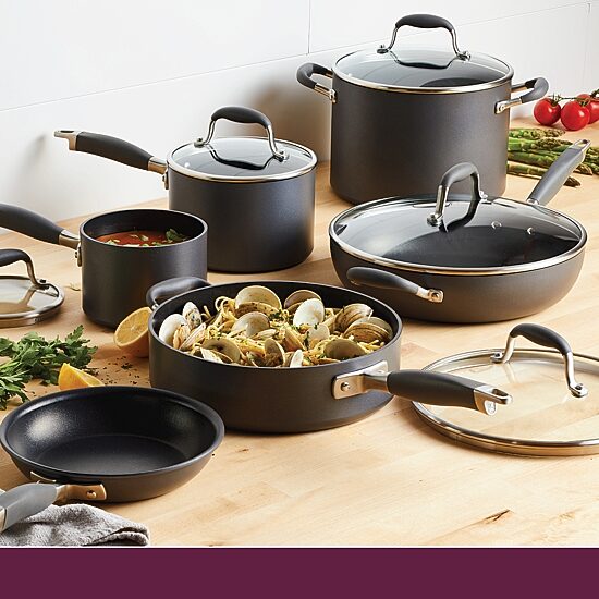 Anolon Advanced Home Hard Anodized 11-pc. Cookware Set