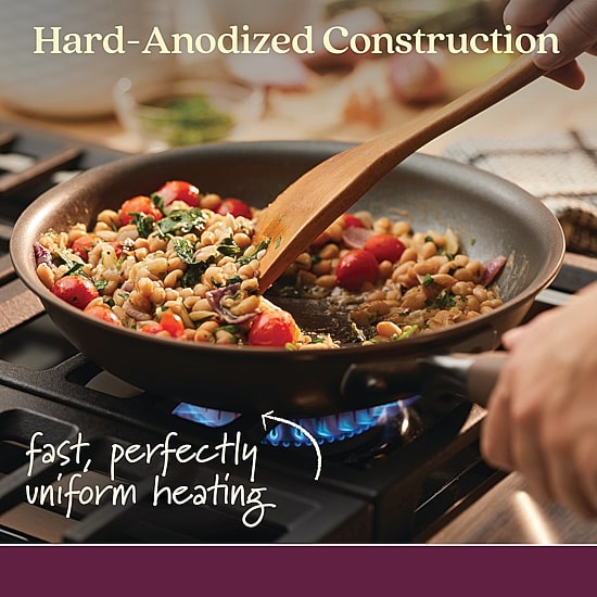 Anolon Advanced Home Hard Anodized 14" Wok with Lid