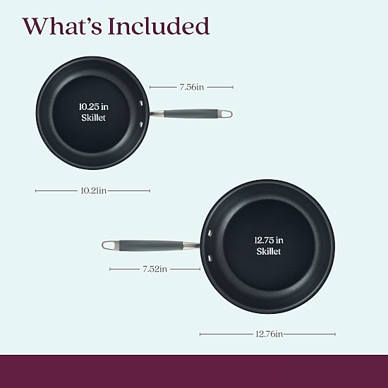Anolon Advanced Home Hard Anodized 2-pc. Skillet