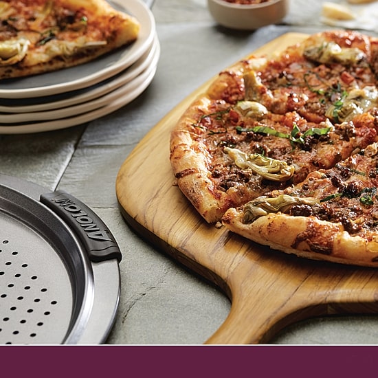 Anolon Advanced 13" Round Crisper Pizza Pan