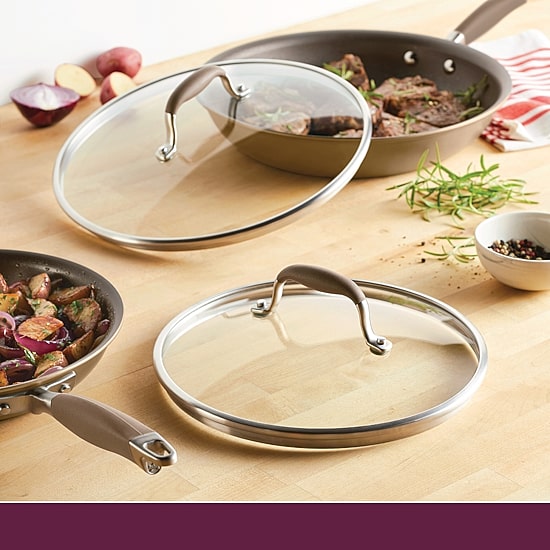 Anolon Advanced Home 2-pc. Glass Pan Lids