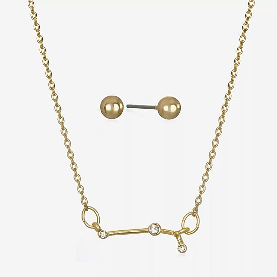 Bijoux Bar Zodiac Constellation 2-pc. 16 Inch Pendant Necklace