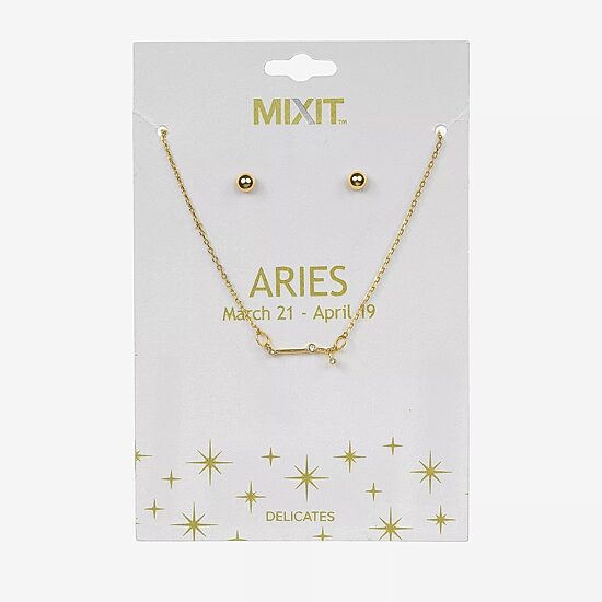 Bijoux Bar Zodiac Constellation 2-pc. 16 Inch Pendant Necklace