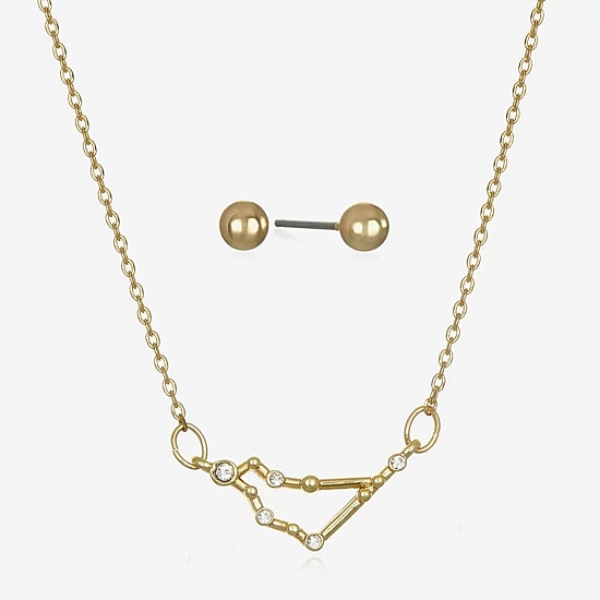 Bijoux Bar Zodiac Constellation 2-pc. 16 Inch Pendant Necklace