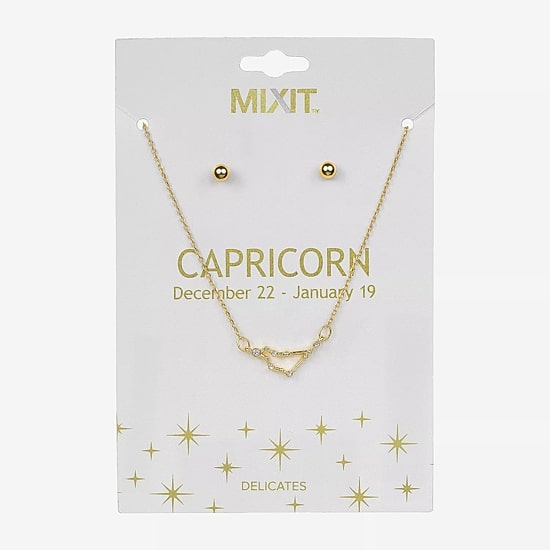 Bijoux Bar Zodiac Constellation 2-pc. 16 Inch Pendant Necklace