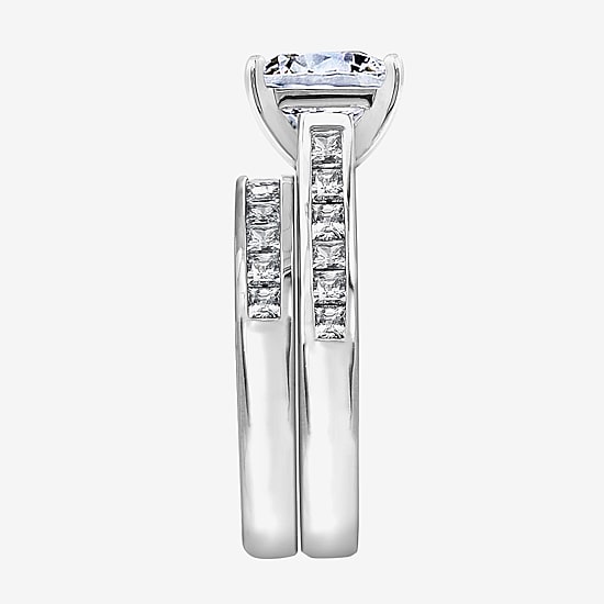 DiamonArt® Cubic Zirconia 3 3/4 CT. T.W. Bridal Ring Set  