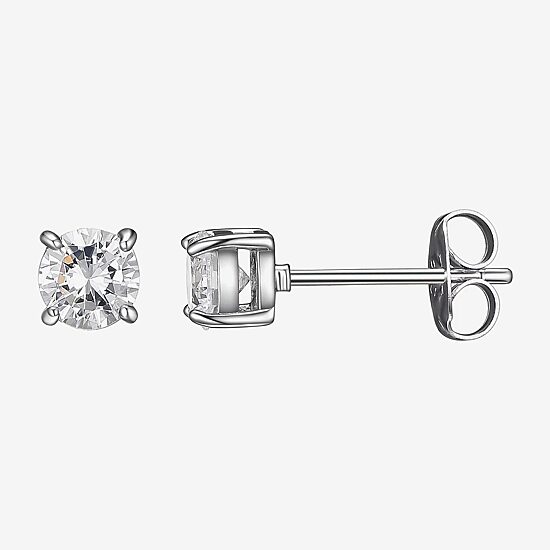 DiamonArt® White Cubic Zirconia Sterling Silver 2-pc. Jewelry Set