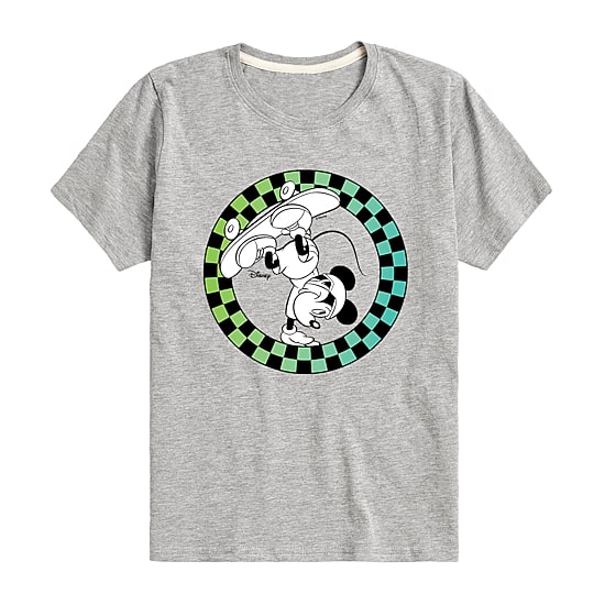 Disney Collection Little & Big Kid Boys Crew Neck Short Sleeve Regular Fit Mickey Mouse Graphic T-Shirt