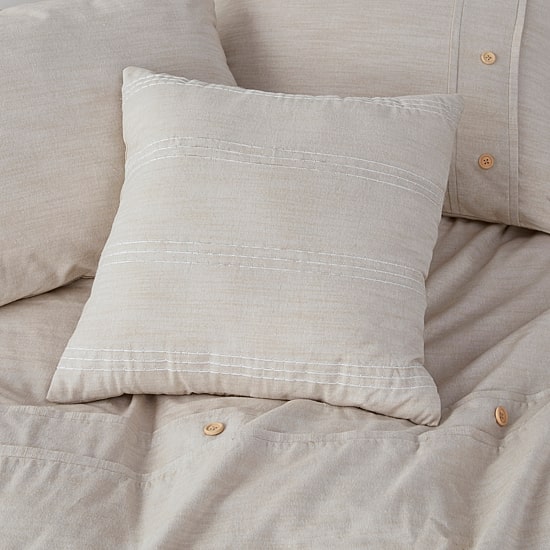 Madison Park Blakely 5 Piece Organic Cotton Oversized Comforter Set with Removable Insert
