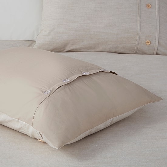 Madison Park Blakely 3 Piece Organic Cotton Oversized Duvet Cover Set