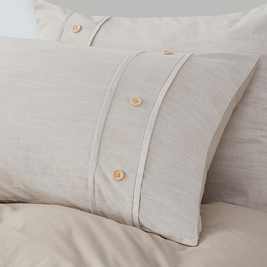 Madison Park Blakely 3 Piece Organic Cotton Oversized Duvet Cover Set