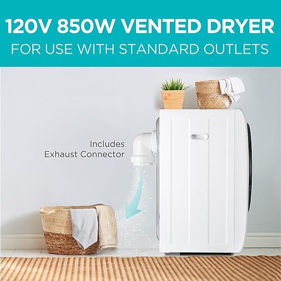 Black+Decker 1.5 Cu Ft Portable Dryer