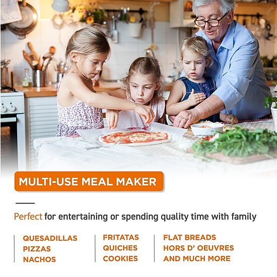 Commercial Chef 12.5 Inch Pizza/Quesadilla Maker
