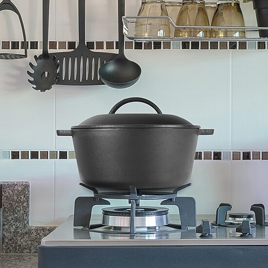 Commercial Chef 5 Qt Cast Iron Dutch Oven