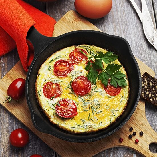 Commercial Chef Seasoned Cast Iron 6.5 Inch Skillet