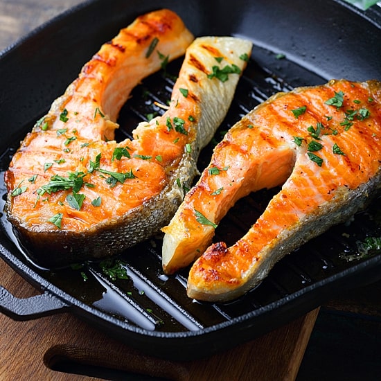 Commercial Chef Square 10 1/2 Inch Cast Iron Skillet