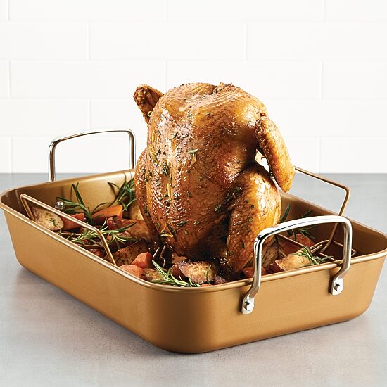 Ayesha Curry 11X5" Non-Stick Roaster with Rack