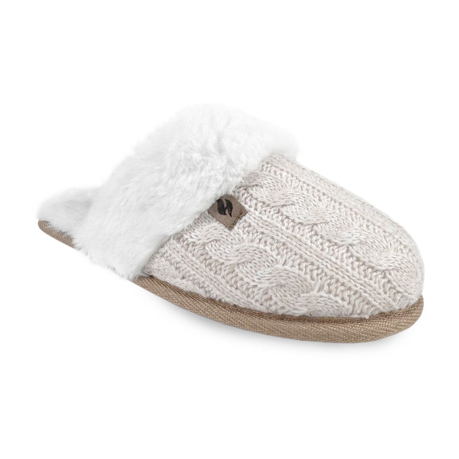 Heat Holders  Aria Cable Knit Womens Slip-On Slippers