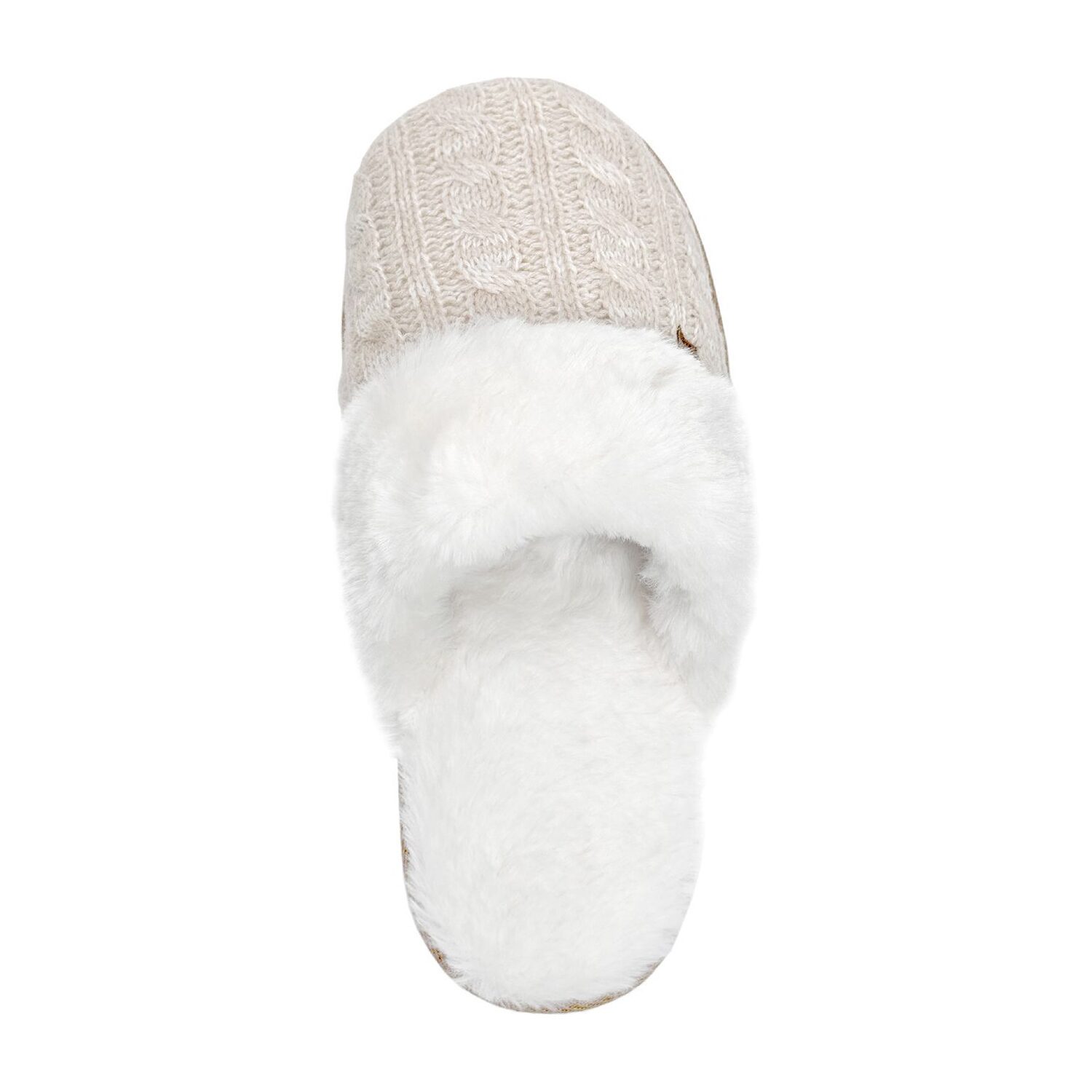 Heat Holders  Aria Cable Knit Womens Slip-On Slippers