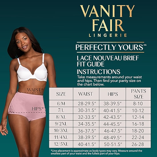 Vanity Fair® Ravissant Lace-Trim Briefs - 13001-JCPenney
