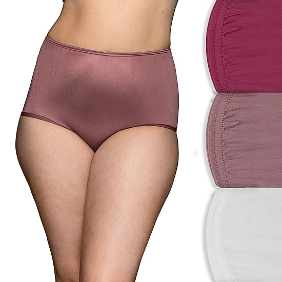 Vanity Fair® Perfectly Yours® Ravissant® Nylon 3 Pack Brief Panty - 15711