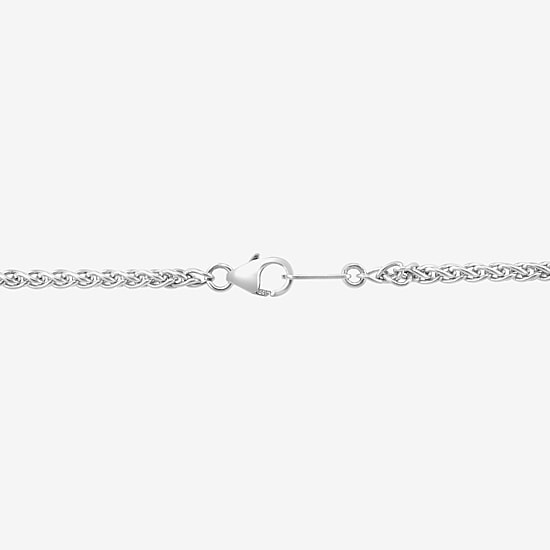 Effy Final Call Limited Quantities! Womens Diamond Accent Genuine Blue Topaz Sterling Silver Oval 18 Inch Pendant Necklace