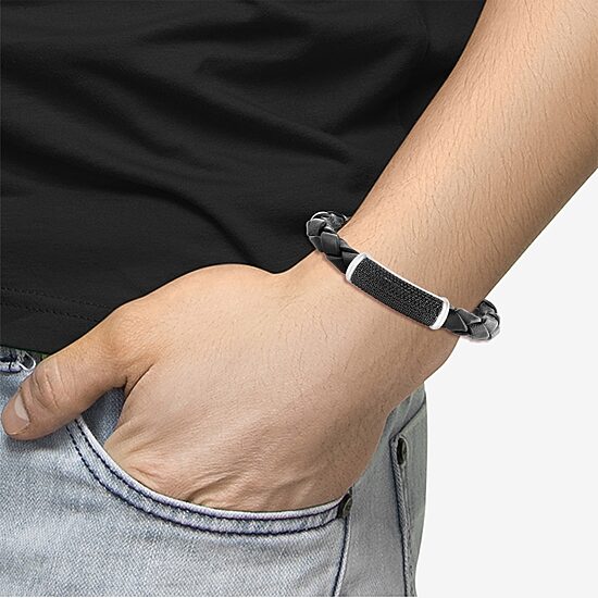Effy Final Call Limited Quantities! Mens Spinel Sterling Silver Cord Bracelet
