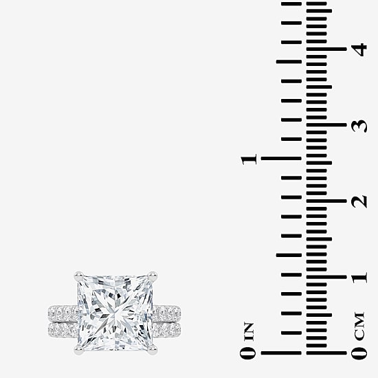 Signature By Modern Bride (G-H / Vs2-Si1) Womens 6 CT. T.W. Lab Grown White Diamond 14K Gold Side Stone Bridal Set