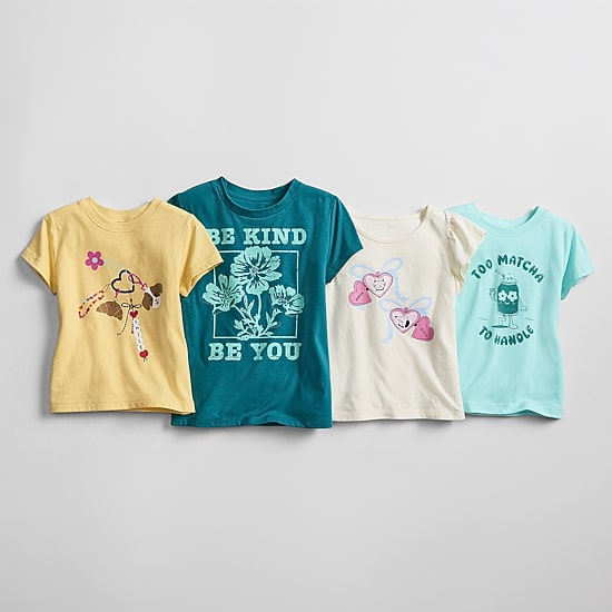 Thereabouts Textured Little & Big Kid Boys Crew Neck Short Sleeve T-Shirt