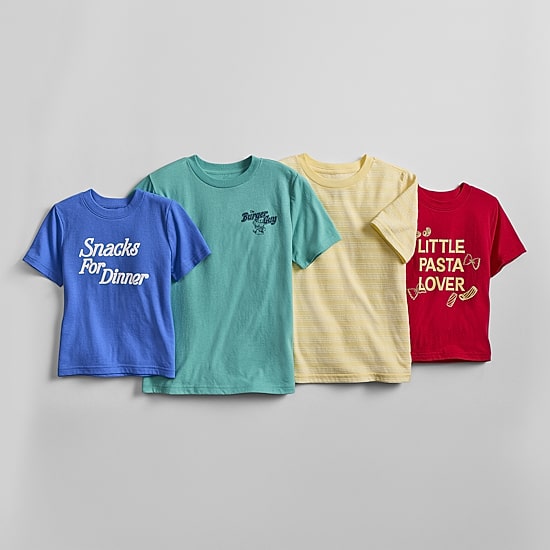 Thereabouts Little & Big Kid Boys Crew Neck Short Sleeve Regular Fit Graphic T-Shirt