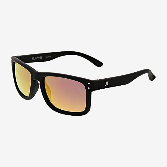 Hurley Mens Polarized Square Sunglasses