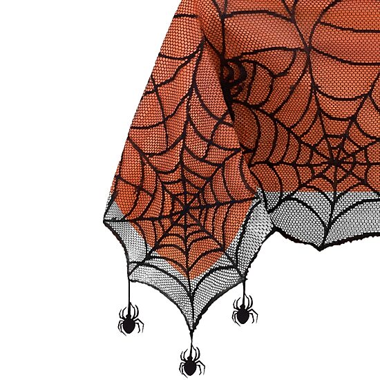Elrene Home Fashions Crawling Web Lace Tablecloth