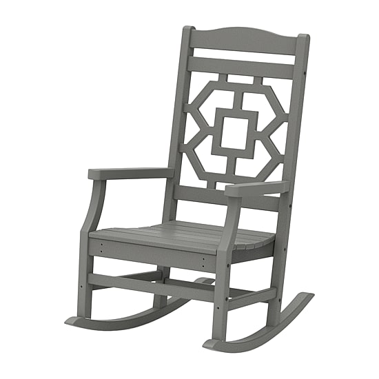 Martha Stewart by POLYWOOD® Chinoiserie Rocking Chair