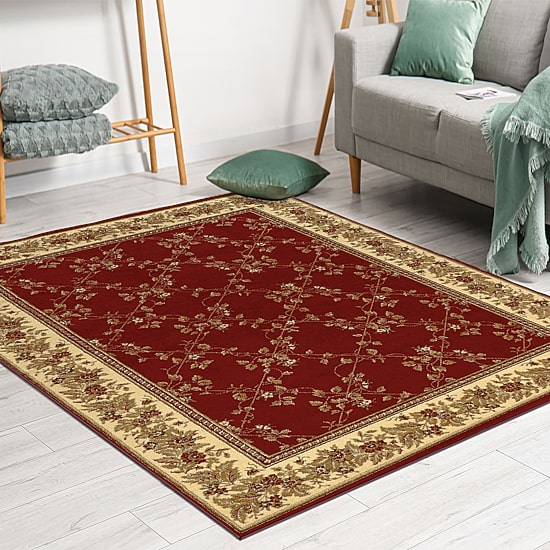 Radici Como Trellis Traditional Oriental Indoor Rectangular Area Rug