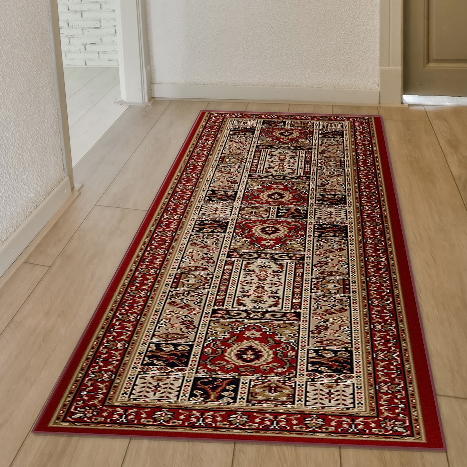 Radici Como Panel Kerman Traditional Oriental Indoor Rectangular Runner