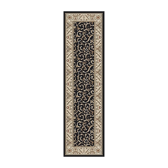 Radici Como Scroll Traditional Oriental Indoor Rectangular Runner