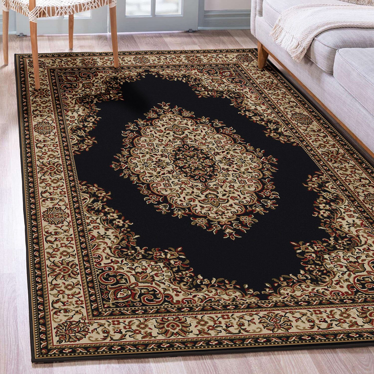 Radici Como Medallion Traditional Oriental 39"X60" Indoor Rectangular Accent Rug