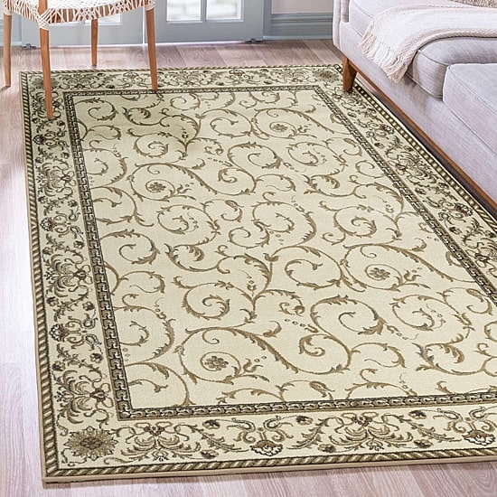 Radici Como Scroll Traditional Oriental Indoor Rectangular Area Rug