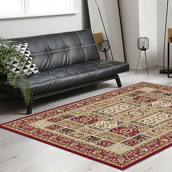 Radici Como Panel Kerman Traditional Oriental Indoor Rectangular Area Rug