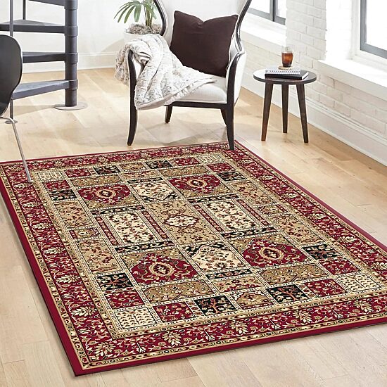Radici Como Panel Kerman Rectangular Accent Rug