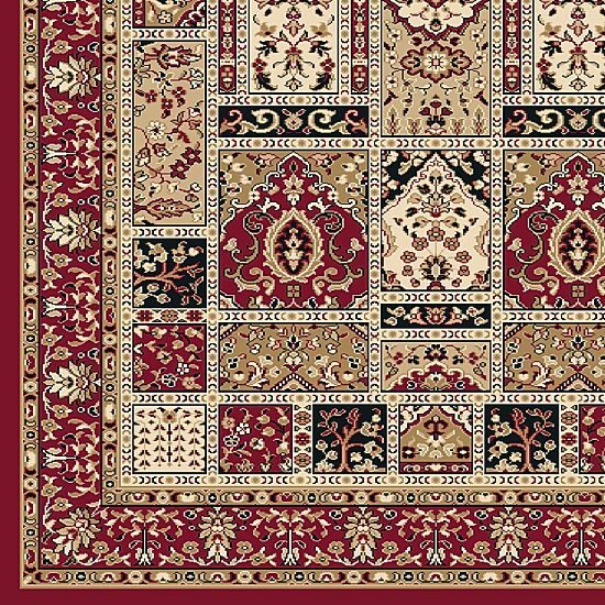 Radici Como Panel Kerman Rectangular Accent Rug