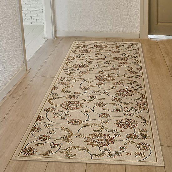 Radici Como Transitional Floral Indoor Rectangular Runner