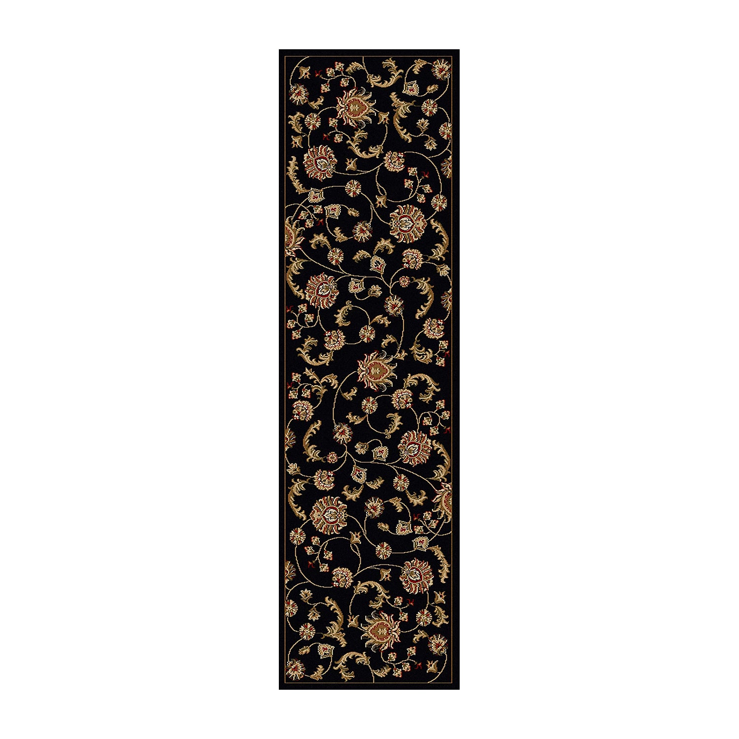 Radici Como Transitional Floral Indoor Rectangular Runner