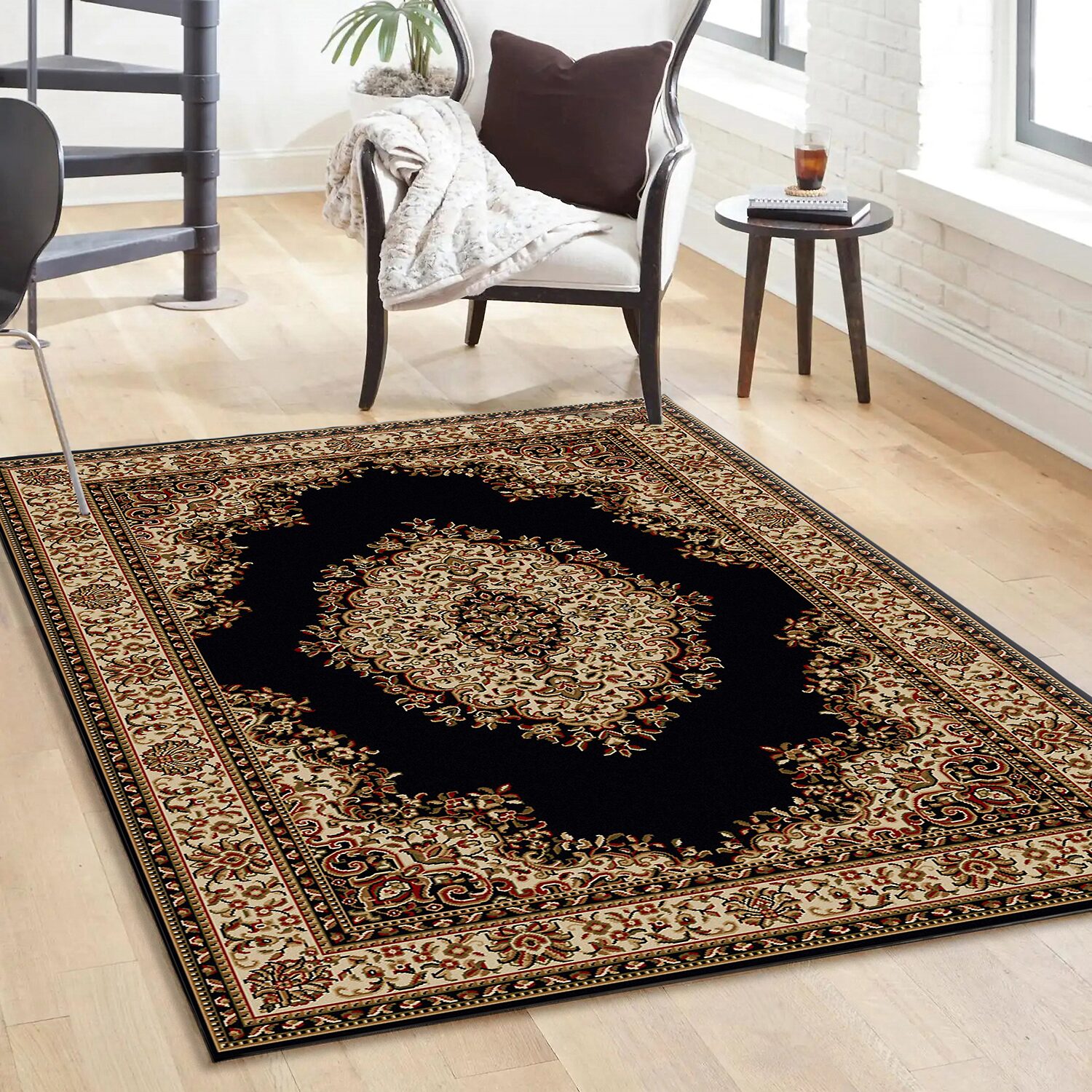 Radici Como Medallion Traditional Oriental Indoor Rectangular Area Rug
